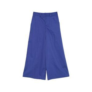 Celine Women Cotton Wide-Leg Trousers